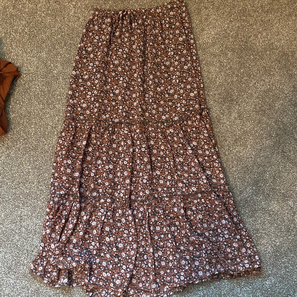 Aerie mid calf  skirt